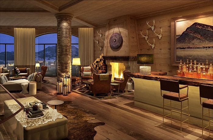 The Alpina Gstaad Lobby