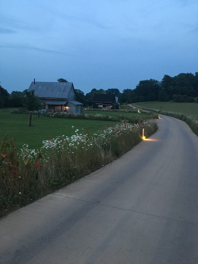 Cotswolds England at night